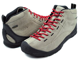 お得な割引クーポン発行中!!【あす楽 対応!!】【キーン ジャスパー ミッド ウォータープルーフ】KEEN JASPER MID WP SILVER MINK 1027885 シルバーミンク 防水 スニーカー メンズ KEEN.DRY