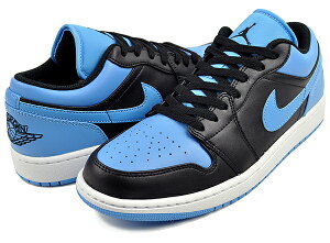 ȊN[|s!!yiCL GAW[_ 1 [zNIKE AIR JORDAN 1 LOW black/black-university blue 553558-041 Xj[J[ AJ1 ubN jo[VeBu[