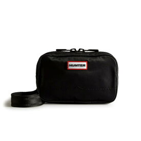 お得な割引クーポン発行中!【ハンター ナイロン キーパー フォン ポーチ】HUNTER ORIGINAL NYLON KEEPER PHONE POUCH BLACK ubp1170acd-blk ブラック バッグインバッグ ポシェット クロスボディ