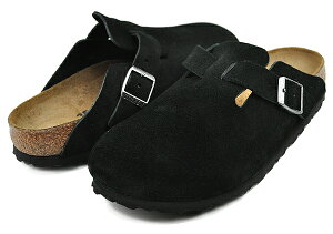 ȊN[|s!yrPVgbN {Xg BS i[zBIRKENSTOCK BOSTON BS (NARROW FIT) BLACK 1027067 ubN XG[hU[ i[tBbg fB[X Made in Germany