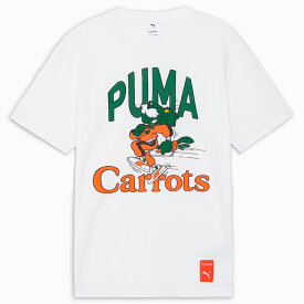 お得な割引クーポン発行中!!【プーマ x キャロッツ グラフィック Tシャツ】PUMA CARROTS GRAPHIC TEE WHITE 627443-02 ホワイト 半袖 CARROTSbyAnwarCarrots