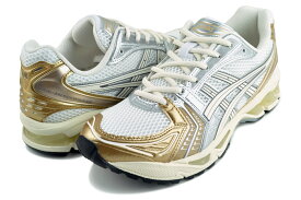 [ ポイントUP & 最大2000円OFFクーポン ] 【アシックス ゲルカヤノ 14】asics GEL-KAYANO 14 WHITE/CREAM 1203a537-104 ホワイト クリーム シルバー ゴールド