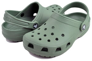 [18���͂����ڊ��Ӄf�[���|�C���g5�{!!]�y�N���b�N�X �N���V�b�N �N���b�O �L�b�Y�zcrocs CLASSIC CLOG KIDS MOSS 206991-308 ���X �q���C �T���_�� �r�b�O�L�b�Y 18�`21cm