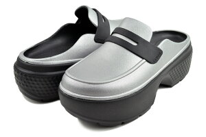 ȊN[|s!!yNbNX Xgv ^bN [t@[zcrocs STOMP METALLIC LOAFER SILVER/BLACK 210363-01v Vo[ T_  NbO ~[ Xb|