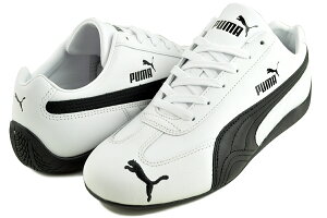 [ |CgUP & ȊN[|!! ] yv[} Xs[hLbg U[zPUMA SPEEDCAT LEATHER PUMA WHITE-PUMA BLACK 401603-02 jZbNX Xj[J[ zCg ubN [vt@C