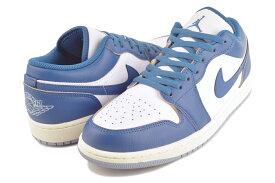 [ ポイント5倍&最大2000円OFFクーポン ] 【ナイキ エアジョーダン 1 ロー SE】NIKE AIR JORDAN 1 LOW SE white/industrial blue fn5214-141 ホワイト インダストリアル ブルー スニーカー AJ1