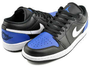 ȊN[|s!!yiCL GAW[_ 1 [zNIKE AIR JORDAN 1 LOW black/white-game royal 553558-042 ubN Q[C