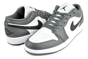 【ナイキ エアジョーダン ワン ロー ホワイト ブラック アイアングレー】NIKE AIR JORDAN 1 LOW wht/blk-iron grey 553558-152