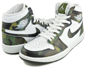 お得な割引クーポン発行中!!【ナイキ エアジョーダン 1 ハイ ゴルフ】NIKE AIR JORDAN 1 HIGH GOLF legion green/white-black dq0660-300 ゴルフシューズ スパイクレス カモフラージュ カモフラ柄