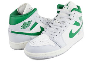 yiCL GA W[_  ~bh T~bgzCg pCO[zNIKE AIR JORDAN 1 MID summit wht/pine green dq8426-142