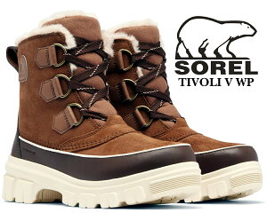 [ 15���܂ł̒����ōŒZ��������!! ] �y�\���� �e�B�{��5�@�E�H�[�^�[�v���[�t�zSOREL TIVOLI V WP VELVET TAN TOBACCO/BRUN VELOURS nl5113-242 �x���x�b�g�^�� �^�o�R �u���E�� �u�[�c �ۉ� �h��