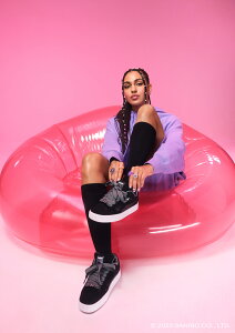 v[} XEF[h XL n[LeB Ah tY v[}ubN CgX PUMA SUEDE XL HELLO KITTY AND FRIENDS PUMA BLACK-LIGHT MOSS 402381-01