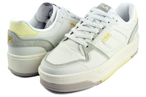 tB R[gtFU[ uEhEu Vo[NEh FILA COURT FEATHERY BLANC DE BLANC/SILVER CLOUD/YELLOW uss25020-007