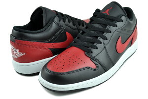 ナイキ エアジョーダン 1 ロー ブラック バーシティレッド サミットホワイト NIKE AIR JORDAN 1 LOW blk/varsity red-summit wht 553558-067