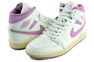 iCL EBY GAW[_ 1 ~bh ZC I[Lbh X NIKE WMNS AIR JORDAN 1 MID sail/orchid-muslin bq6472-162