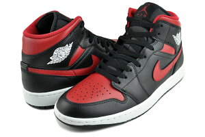 iCL GAW[_ 1 ~bh ubN o[VeBbh T~bgzCg NIKE AIR JORDAN 1 MID blk/varsity red-summit wht dq8426-067