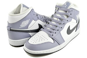 iCL GAW[_ 1 ~bh zCg _[Nu[O[ NIKE AIR JORDAN 1 MID wht/dark blue grey dq8426-145