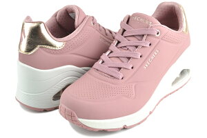 XPb`[Y Em EFbW nC XebvX [Y SKECHERS UNO WEDGE-HI STEPS ROSE 177520-ros
