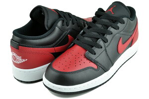 iCL GAW[_ 1 [ GS ubN @[VeBbh T~bgzCg NIKE AIR JORDAN 1 LOW(GS) blk/varsity red-summit wht 553560-067