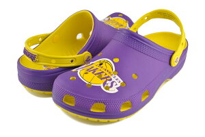[ |CgUP & ȊN[|!! ] NbNX NVbN NbO T[X CJ[Y Tt[ crocs CLASSIC CLOG LOS ANGELES LAKERS SUNFLOWER 208650-75y