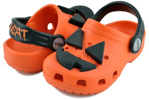 NbNX NVbN WbN I[ ^ Cg NbO gh[ IW crocs CLASSIC JACK O LANTERN LIGHTS CLOG TODDLER ORANGE 211686-810