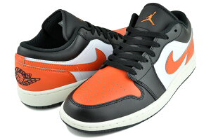 ナイキ エアジョーダン 1 ロー ブラック スターフィッシュ ホワイト セイル NIKE AIR JORDAN 1 LOW blk/starfish-wht-sail 553558-081