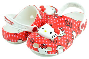 NbNX n[LeB bh NVbN NbO LbY }` crocs HELLO KITTY RED CLASSIC CLOG K MULTI 210576-90h