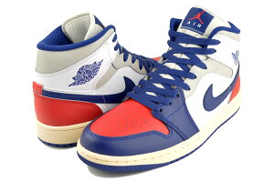 iCL GAW[_ 1 ~bh zCg fB[vCu[ NIKE AIR JORDAN 1 MID wht/deep royal blue dq8426-102