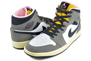 iCL GA W[_ 1 ~bh SE zCg ICO[ PCuXg[ NIKE AIR JORDAN 1 MID SE wht/oil grey-cave stone hq2011-100
