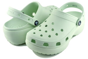 [ 15܂ł̒ōŒZ!! ] NbNX NVbN vbgtH[ NbO EBY ~g eBg crocs CLASSIC PLATFORM CLOG W MINT TINT 206750-3yf