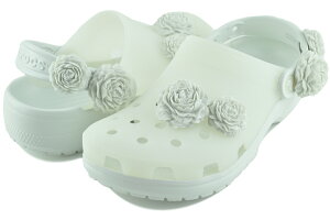 [ 15���܂ł̒����ōŒZ��������!! ] �N���b�N�X �N���V�b�N �t���X�e�b�h �u�[�P �N���b�O ���[�����C�g crocs CLASSIC FROSTED BOUQUET CLOG MOONLIGHT 211486-1nk