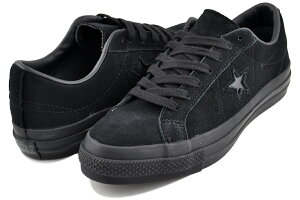 [ �|�C���gUP&�ő�2000�~OFF�N�[�|�� ] �R���o�[�X �����X�^�[ �X�G�[�h �u���b�N ���m CONVERSE ONE STAR SUEDE BLACK MONO 33702081