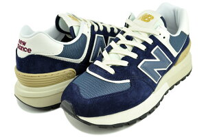 [ 8/1 �̓����_�t���f�[!&�|�C���g5�{!] �j���[�o�����X 574 �l�C�r�[ �A���S�� NEW BALANCE U574LGBB NAVY ANGORA u574lgbb