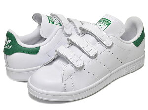 お得な割引クーポン発行中!!【アディダス スタンスミス ベルクロ レディース】ADIDAS STAN SMITH CF ftwht/ftwht-grn スニーカー ホワイト グリーン s75187