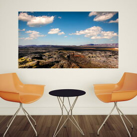 日本製ウォールステッカー ランドスケープ 大自然 青空 大地 地平線 写真 風景 景色 絵画 シール アート ポスター