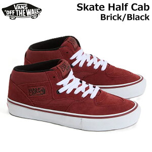 y VANS / oY z {Ki US惂f Skate Half Cab XP[g n[tLu oY V[Y C Xj[J[ SK8 XPV[ Y fB[X BRICK / BLACK VN0A5FCDYW9