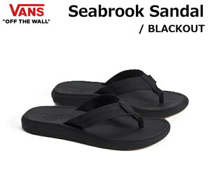�yVANS/���@���Y�z �����K�i�� Seabrook Sandal �V�[�u���b�N �T���_�� �r�[�`�T���_�� �r�[�T�� �T�[�t �j�� ���� �����Y ���f�B�[�X �o���Y BLACKOUT �u���b�N�A�E�g �R���t�H�[�g ���J�o���[�T��