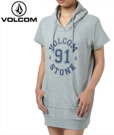 【VOLCOM ボルコム】【国内正規品】 Bold Stone Sweat Dress スエット ドレス ワンピース プルオーバー 半袖 ヴォルコム 女性用 レディース ウィメンズ B31116JA 女の子 ガール GIRL WOMEN WOMEN'S LADY LADY's SALE セール