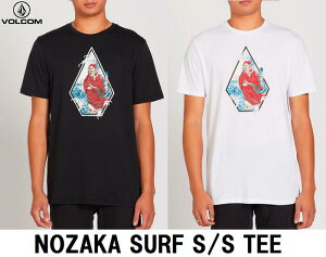 �yVOLCOM �{���R�� / �񔄕i�X�e�b�J�[�t�z ���������K�i�� �s���^�[�p�b�N���C�g(�ǐՉ\���[����)���w��őS���ꗥ����370�~�t NOZAKA SURF S/S TEE A5002006 BLK BLACK �� �u���b�N WHT WHITE �z���C�g ��