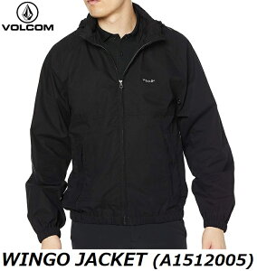 �yVOLCOM/�{���R���z �����{���K�i�� Wingo Jacket A1512005 BLK BLACK �� �E�B���S �W���P�b�g �W�b�v �A�b�v �W�����p�[ �A�E�^�[ ���C�g�W���P�b�g �}�E���e���W���P�b�g �t�[�f�B�[ DWR �ϋv�������H