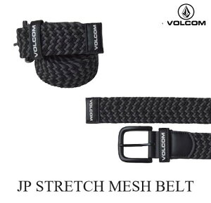 yVOLCOM/{Rz yKiz JP STRETCH MESH BELT Wp Xgb` bV xg ANZT[ Xm[{[h ig Xg[g jp Y BLK BLACK ubN  J59524JB