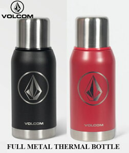 �y VOLCOM / �{���R�� �z �y ���K�i �z FULL METAL THERMAL BOTTLE �t�����^�� �T�[�}�� �X�e�����X �X�`�[�� �{�g�� ���� �^��f�M��d�Ǎ\�� �ۉ� �ۗ� �A�E�g�h�A �L�����v �}�����X�|�[�c �X�|�[�c
