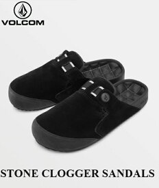 【VOLCOM ボルコム】【国内正規品】 STONE CLOGGER SANDALS ストーン クロッガー サンダル スリッポン 海 プール サーフィン 海水浴 メンズ 男性用 ヴォルコム BLACK BLK ブラック 黒 V0812401