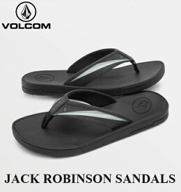 【VOLCOM ボルコム】【国内正規品】 JACK ROBINSON SANDALS ジャック ロビンソン サンダル ビーチサンダル ビーサン 海 プール サーフィン 海水浴 メンズ 男性用 ヴォルコム BLACK V0812402