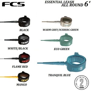 y/KiE2024Nfz [VR[h FCS ALL ROUND ESSENTIAL 6' LEASH CORD REGULAR GtV[GX M[ I[Eh 6tB[g T[tBp V[g{[h BLACK WHITE FAME RED M