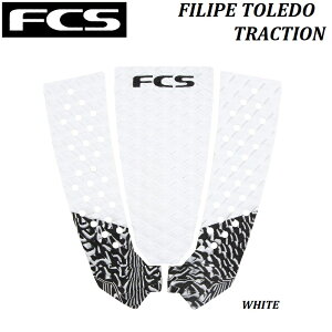 y KiE EFCSII L[z_[v[g z FCS TRACTION ATHLETE SERIES DESIGNED with Filipe Toledo DECK PAD GRIP WHITE GtV[GX FT tBy gh Obv fbLpbh gNV 