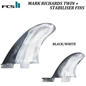 【国内正規品・送料無料】 2023 FCS II FIN MR TWIN / THRUSTER SET BLACK / WHITE PC Tri Set X-LARGE - XL Mark Richard's SHAPER エフシーエス 2 ツー エムアール マーク リチャーズ トライ フィン ツイン スタビライザー スラスター ブラック ホワイト FCS2