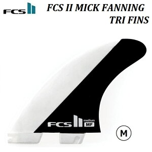 yKiE / XebJ[T[rX z FCS II FIN THRUSTERS MF PC Tri Set MEDIUM - M WHITE / BLACK Mick Fanning GtV[GX 2 c[ ~bN t@jO gC tB XX^[@FCS2 FCSII T[tB