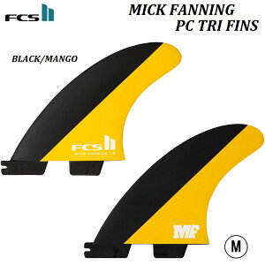 y L[OT[rX / KiE z FCS II FIN THRUSTERS MF PC Tri Set MEDIUM - M BLACK / MANGO Mick Fanning GtV[GX 2 c[ ~bN t@jO gC tB XX^[ FCS2 FCSII T[tB