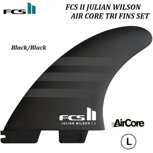 yKiE L[z_[v[gz FCS II FIN THRUSTERS FCS II JW PC AirCore Tri Fin set LARGE - L BLACK/BLACK Julian Wilson 's GtV[GX 2 c[ WA EB\ zCg  GARA 